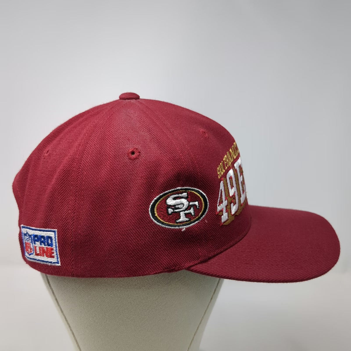 Sports Specialties San Francisco 49ers NFL Snapback Hat Red Vintage Green Brim