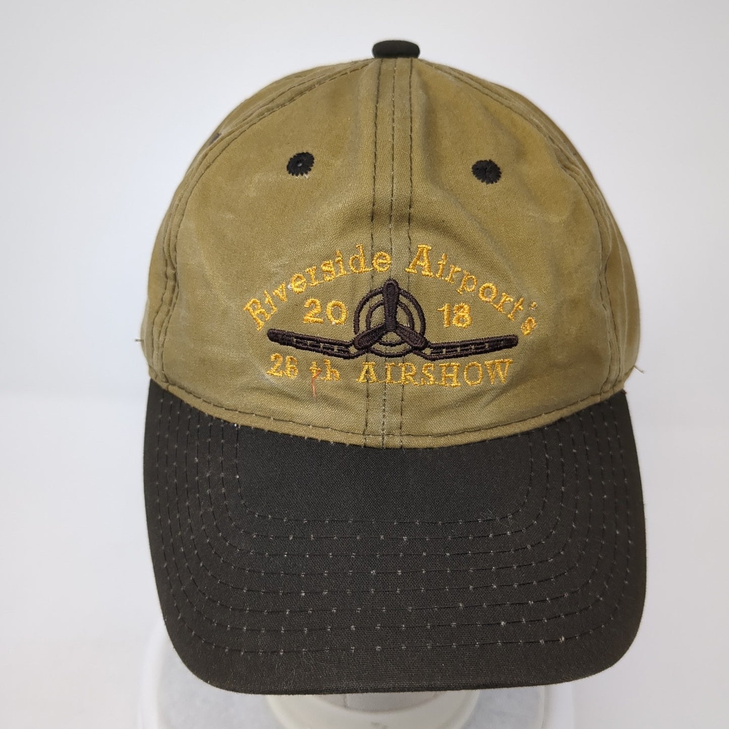 Riverside Airport's Airshow 2018 Slideback Hat Brown One Size Outdoor