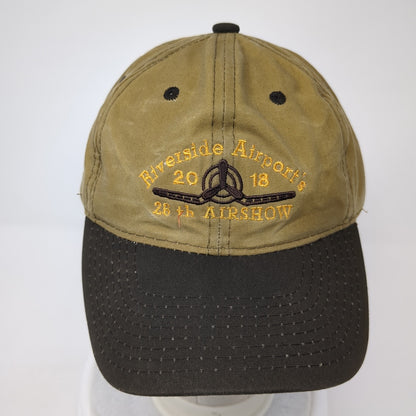 Riverside Airport's Airshow 2018 Slideback Hat Brown One Size Outdoor