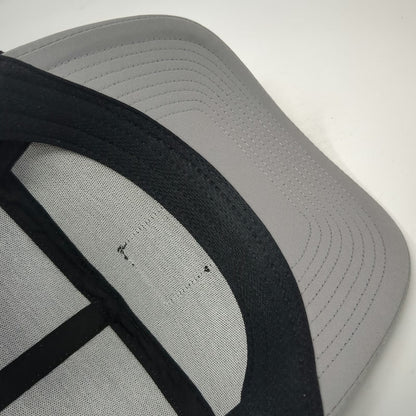 Six Hats Trucker Hat Gray OSFM Laser Perforated Snapback Rope Brim Performance