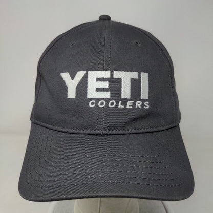 YETI Coolers Slideback Hat Gray One Size Embroidered Adjustable 6 Panel