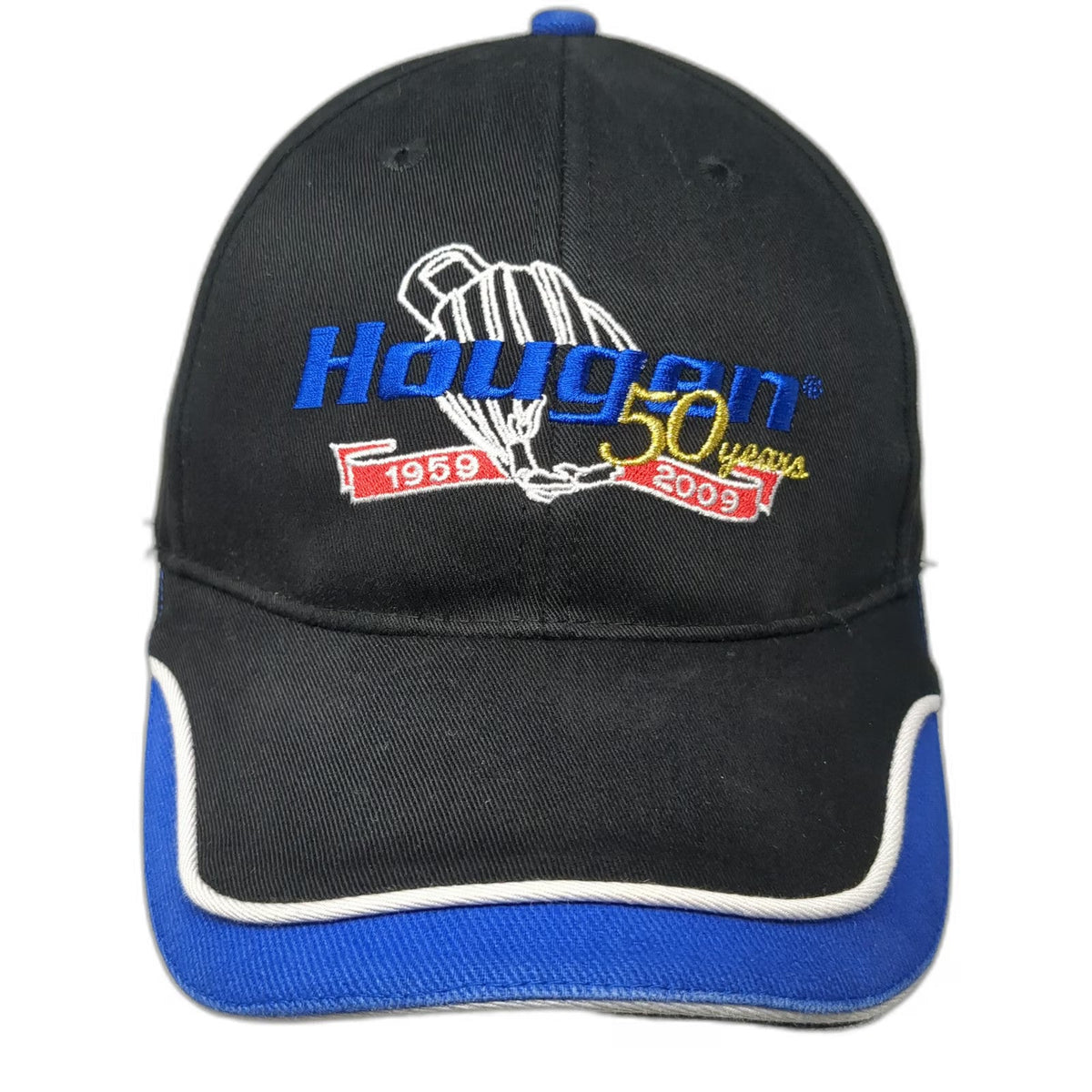 Hougen 50th Anniversary Baseball Cap Black Blue One Size Strapback Hat Mag Drill