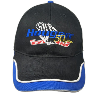 Hougen 50th Anniversary Baseball Cap Black Blue One Size Strapback Hat Mag Drill
