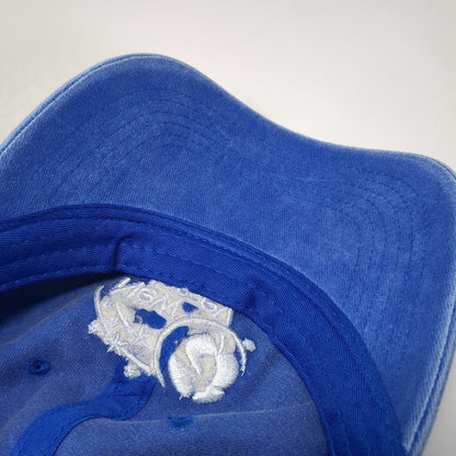 New Jersey Lottery Blue Baseball Cap One Size Hat Slideback Cotton Adjustable