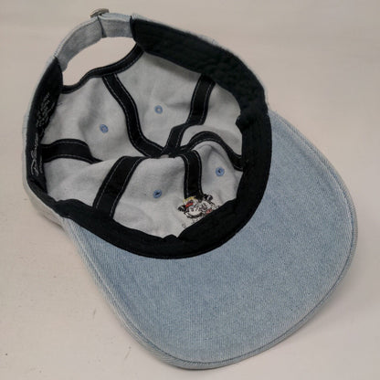 Mickey Mouse Minnie Mouse Slideback Hat Blue OSFM Adjsuatble Embroidered Disney