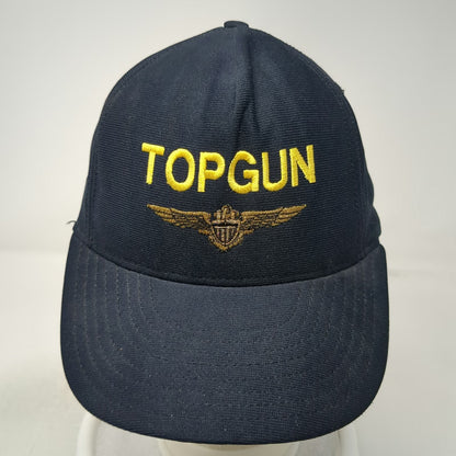Northstar Cap Blue Vintage Top Gun Flight Wings Snapback Made in USA Hat