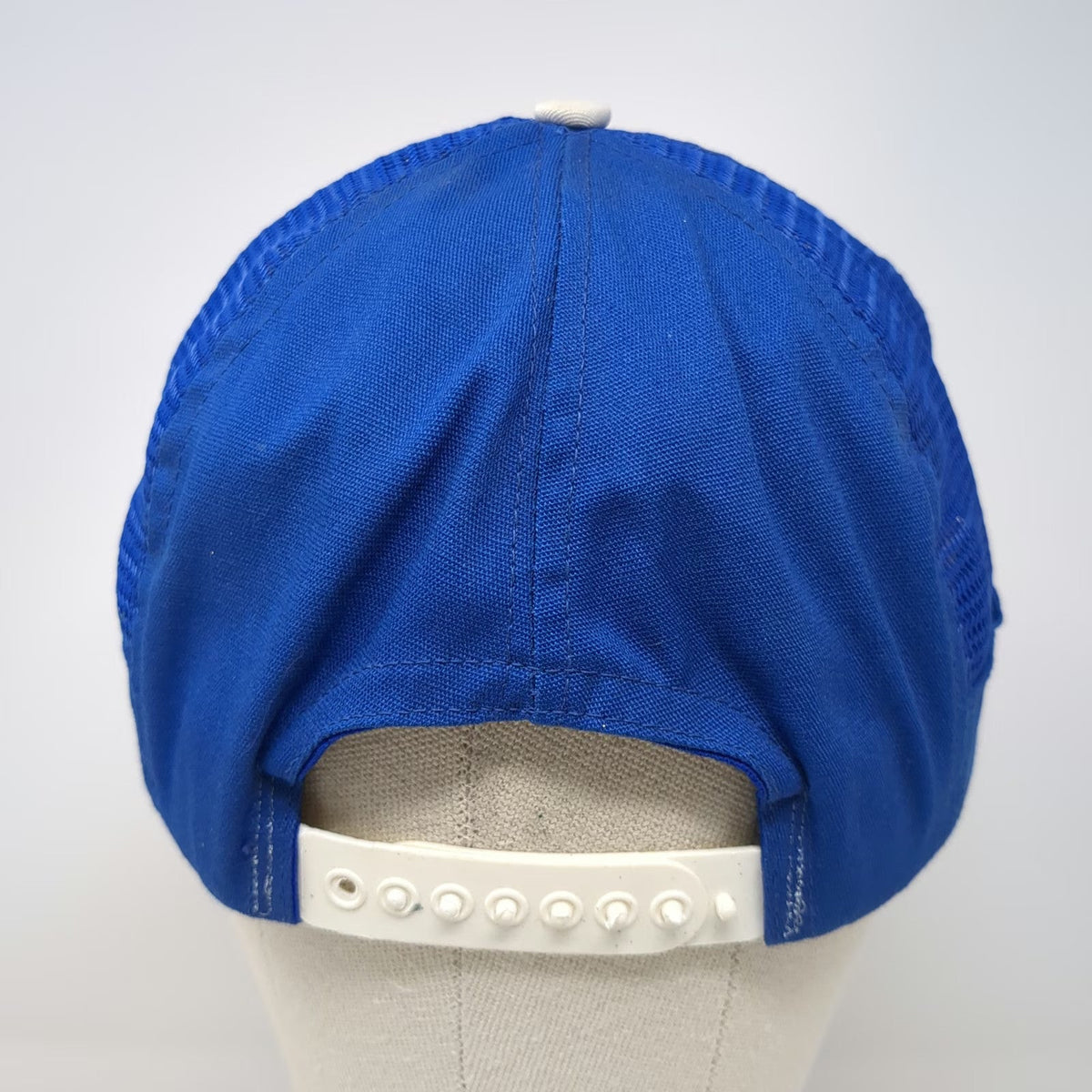 Snapback Hat Blue One Size Union Pacific System Trucker Mesh Patch Made in USA