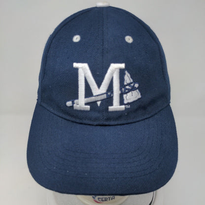 Mississippi Braves Strapback Hat Blue Embroidered Logo Minor Leagues MLB