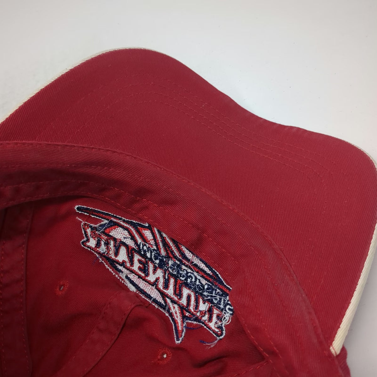 Port Authority Adventure Motorsports Baseball Cap Red One Size Slideback Hat