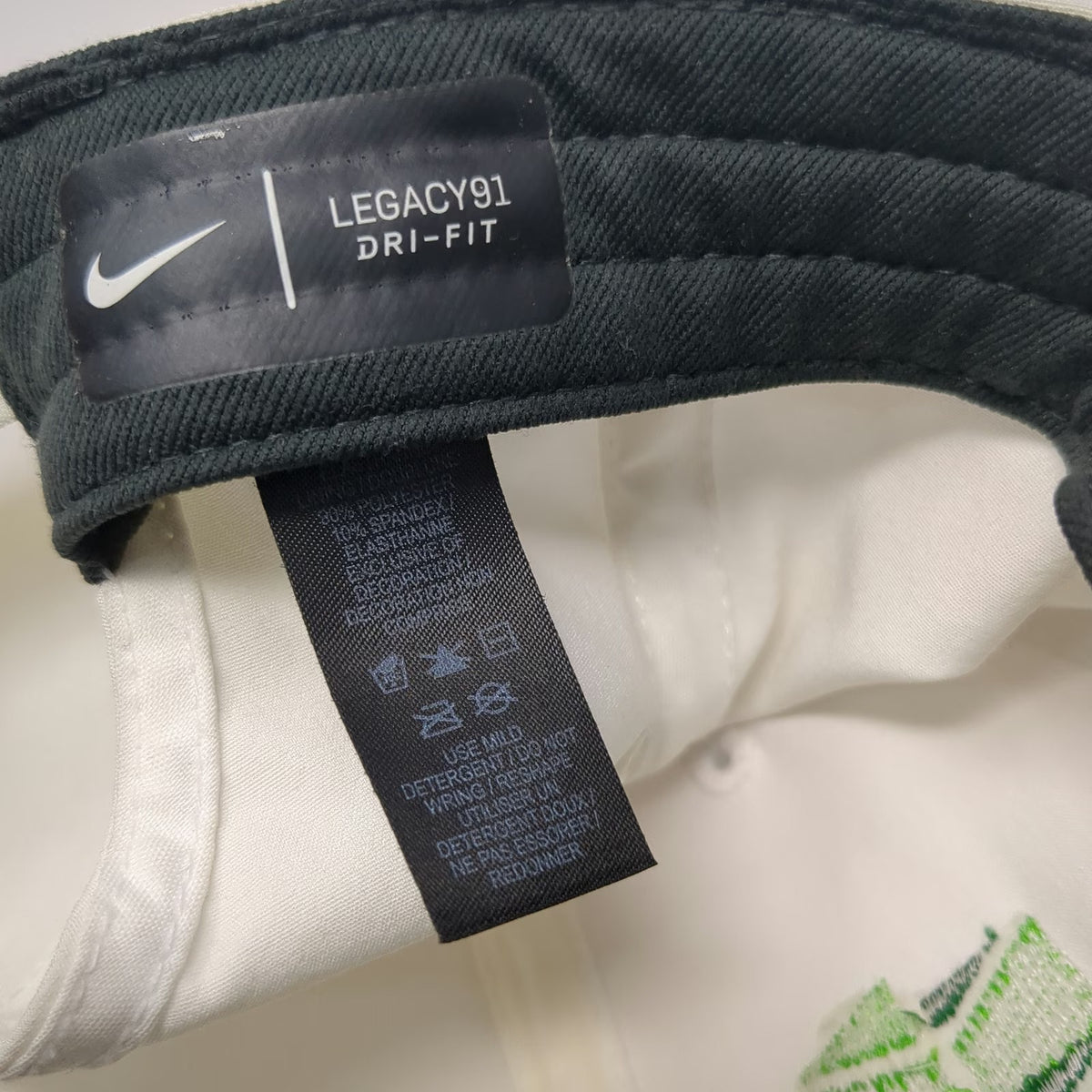 Nike Baseball Cap White One Size Builders Capital Legacy91 Dri-Fit Strapback hat