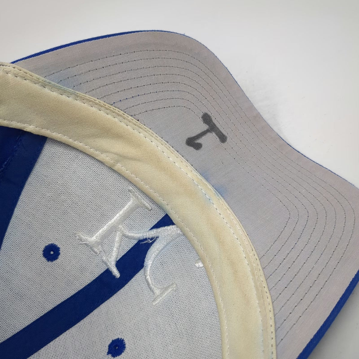 Kansas City Royals MLB Outdoor Cap Snapback Blue M Hat Stitched KC Logo 6 Panel