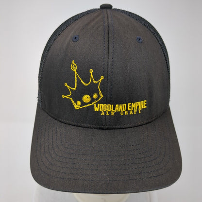 Woodland Empire Ale Craft Fitted Mesh Back Trucker Hat Black One Size