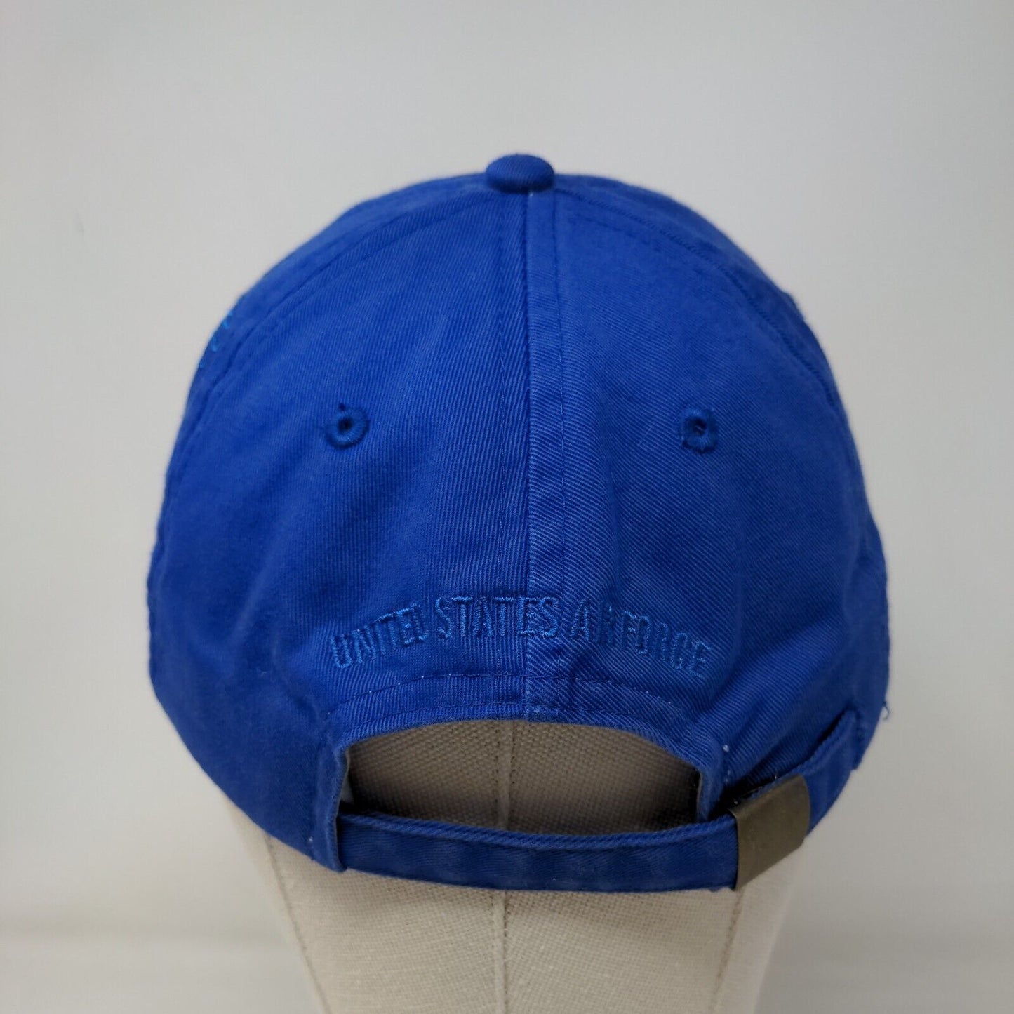 United States Air Force Slideback Hat Blue One Size Adjustable Embroidered