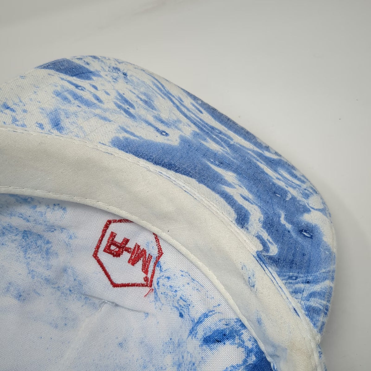 The Sportsman 5 Panel Blue White One Size R-M Automotive Finishes Snapback Hat