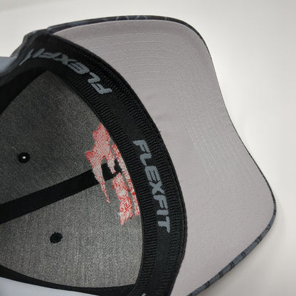 Edge Performance Sports Fitted Hat Camo S-M Embroidered Flexfit Yupoong