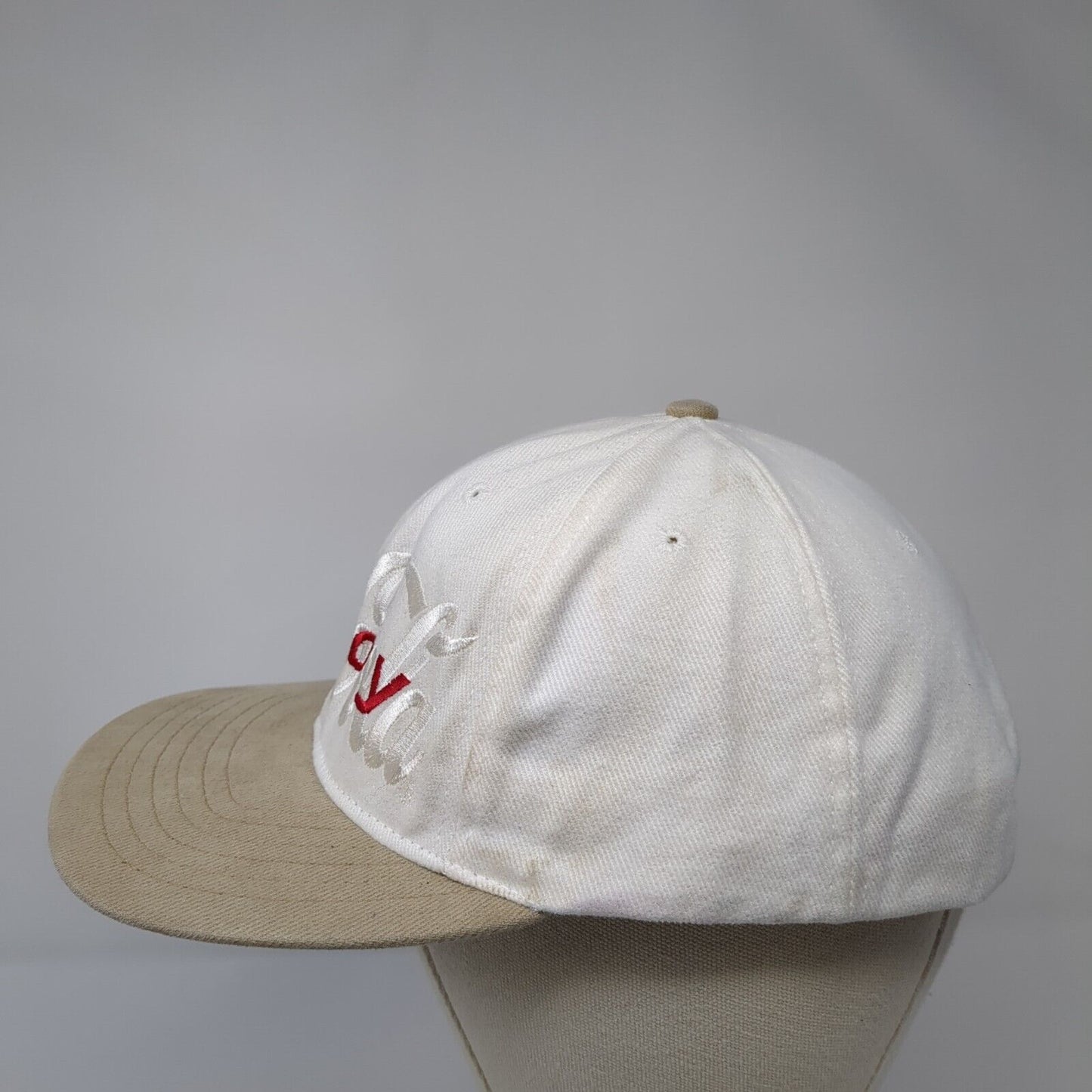 Enjoy Coca-Cola Slideback Hat White OS Adjustable Embroidered American Needle