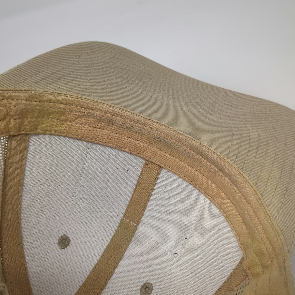 Yupoong Trucker Hat Beige One Size 10 Barrel Brewing Co Boise ID Mesh Snapback