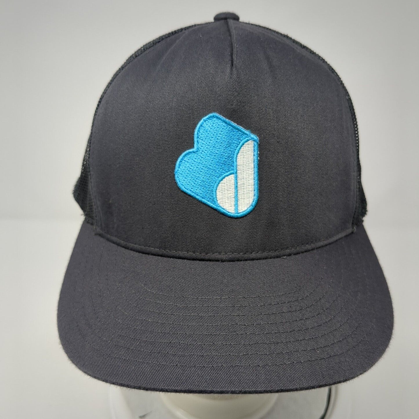 Drake Cooper Snapback Mesh Back Trucker Hat Gray One Size Mesh Back