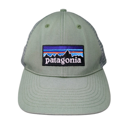 Patagonia Snapback Mesh Back Trucker Hat Green One Size Solid NetPlus
