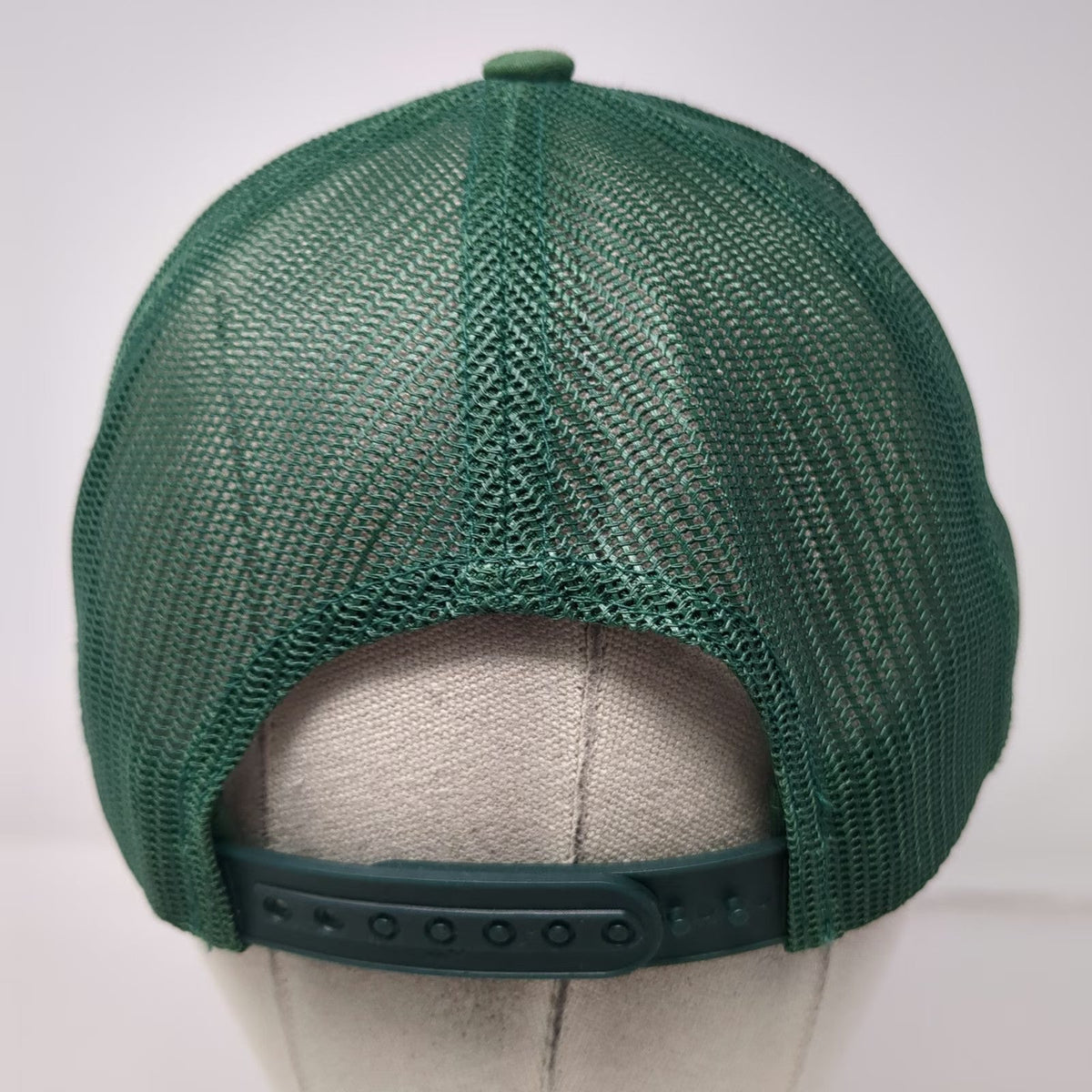 Yupoong Trucker Hat Green One Size Mesh Back Snapback Kevins Natural Foods