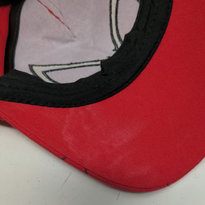 Marvel Ultimate Spider-Man Snapback Hat Red S-M Red Embroidered 5 Panel