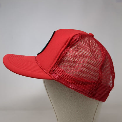 Ninkasi Brewing Snapback Trucker Hat Red OSFM Adjustable Mesh Back Rope Otto