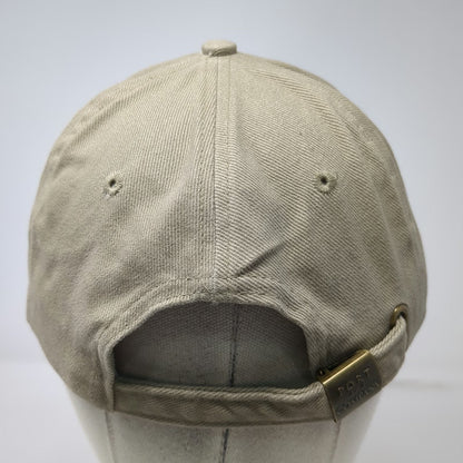 Port & Company Intel Pentium 4 Hat Beige Baseball Cap Slideback Vintage Y2K