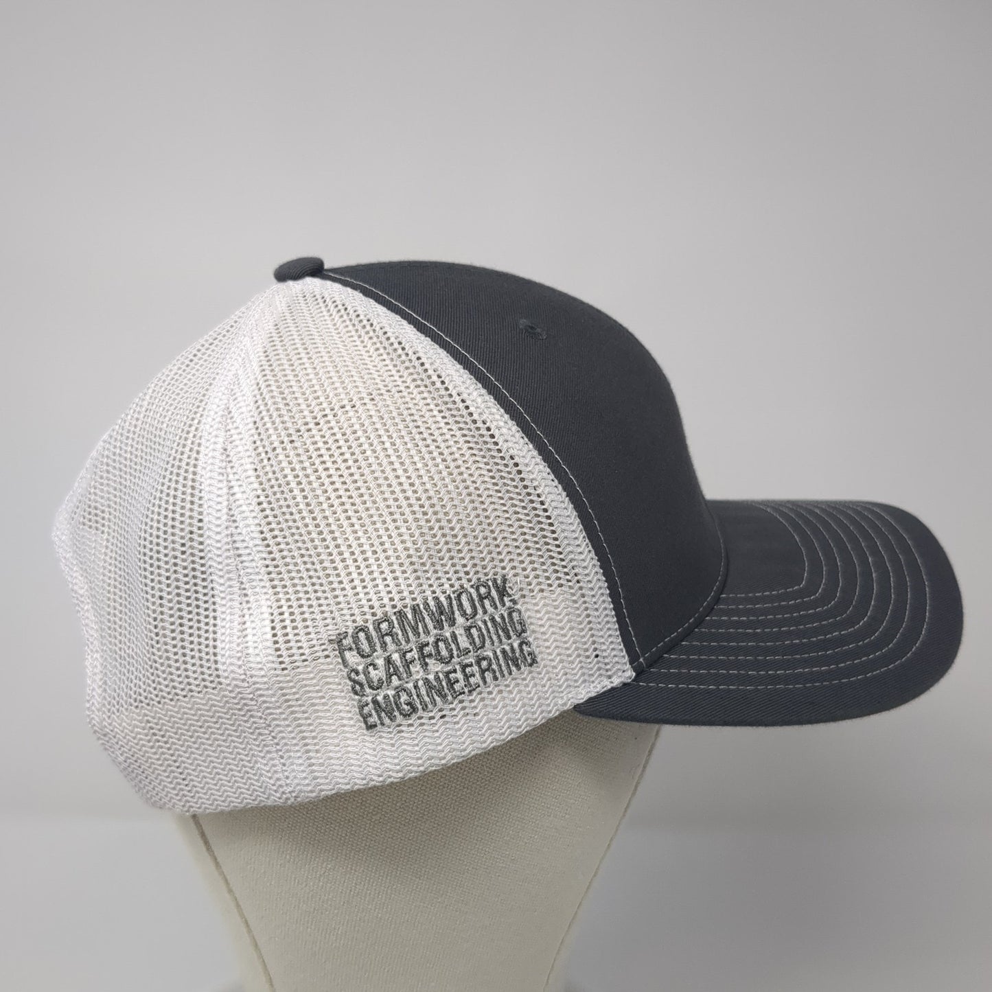 PERI Formwork Scaffolding Engineering Trucker Hat Gray One Size Mesh Back
