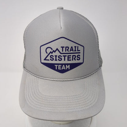 Trail Sisters Team Snapback Mesh Back Rope Trucker Hat Gray One Size Otto