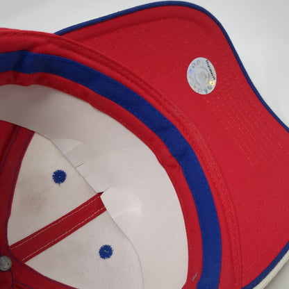 New York Giants NFL Baseball Cap White Red Blue One Size Strapback Logo Team Hat
