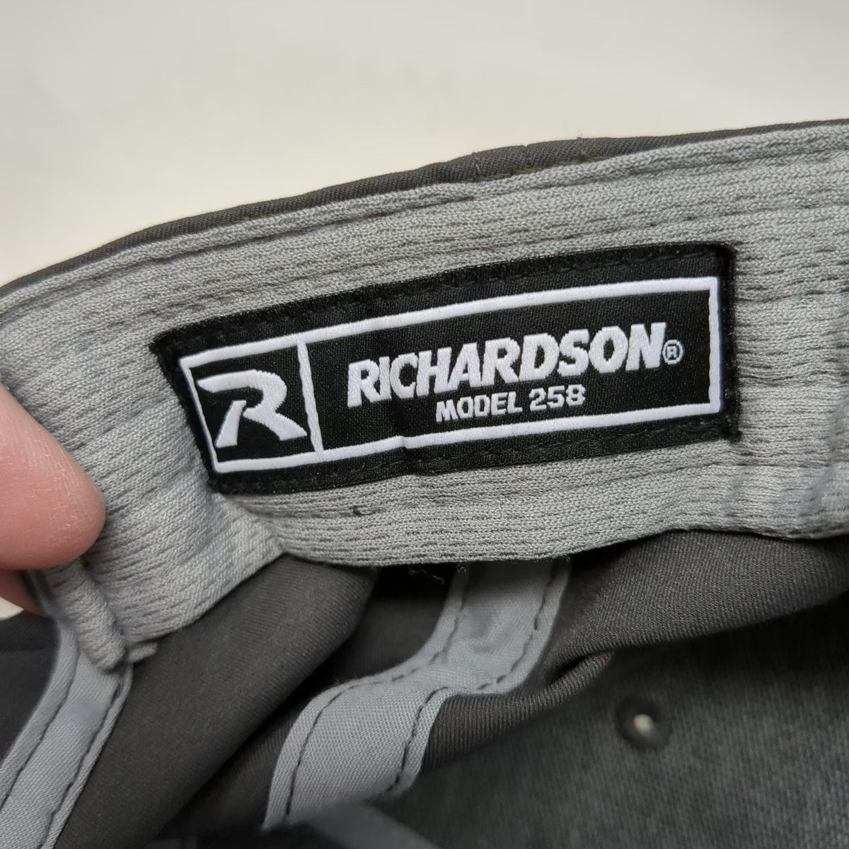 Richardson 5 Panel Gray One Size Snapback Rope Hat DK Constructors Logo