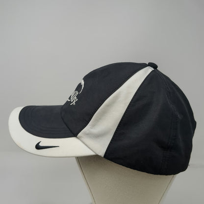 Nike Baseball Cap Black White One Size Eide Bailly Golf Swoosh Strapback Hat