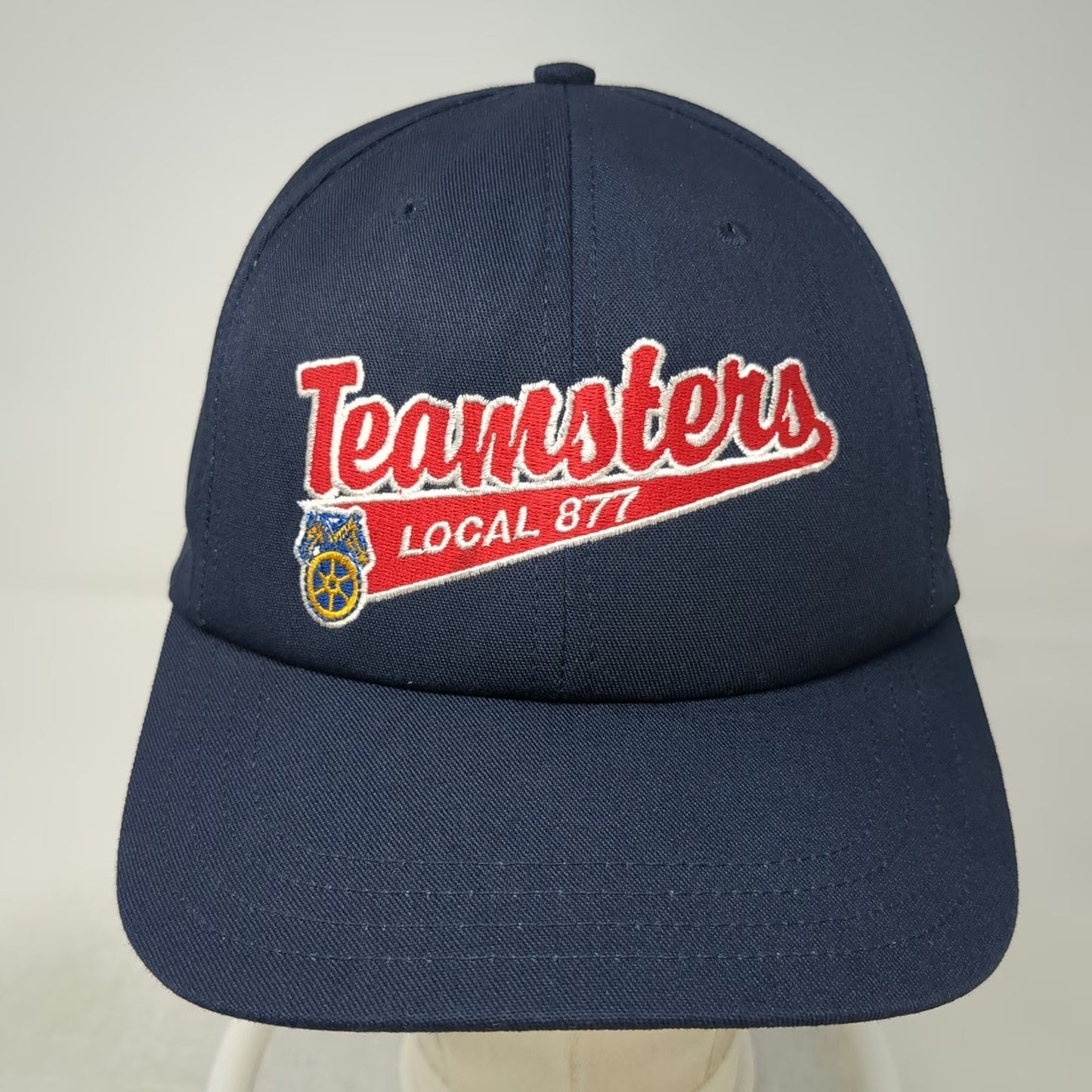 Unionwear Teamsters Local 877 Strapback Baseball Cap Blue One Size USA Hat