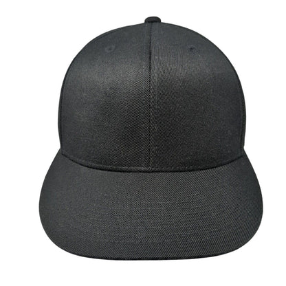 Idaho 2015 Fitted Hat Black 7 1/4-7 5/8 Embroidered Vented Holes 6 Panel Blank
