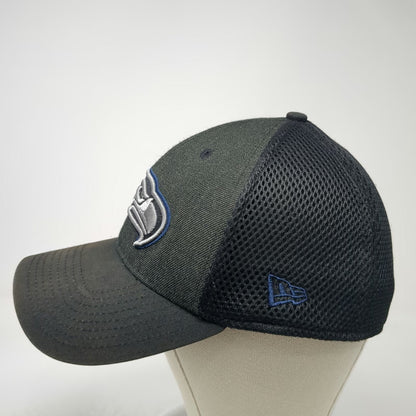 New Era Baseball Cap Gray L NFL Seattle Seahawks Logo Mesh Back Stretch Fit Hat