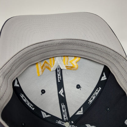 MYB Fitted Hat Blue 6 7/8-7 3/8 Flexfit Embroidered 6 Panel Pacific Headwear