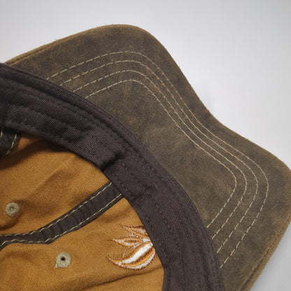 Port Authority Baseball Cap Brown One Size Adjustable Embroidered 6 Panel