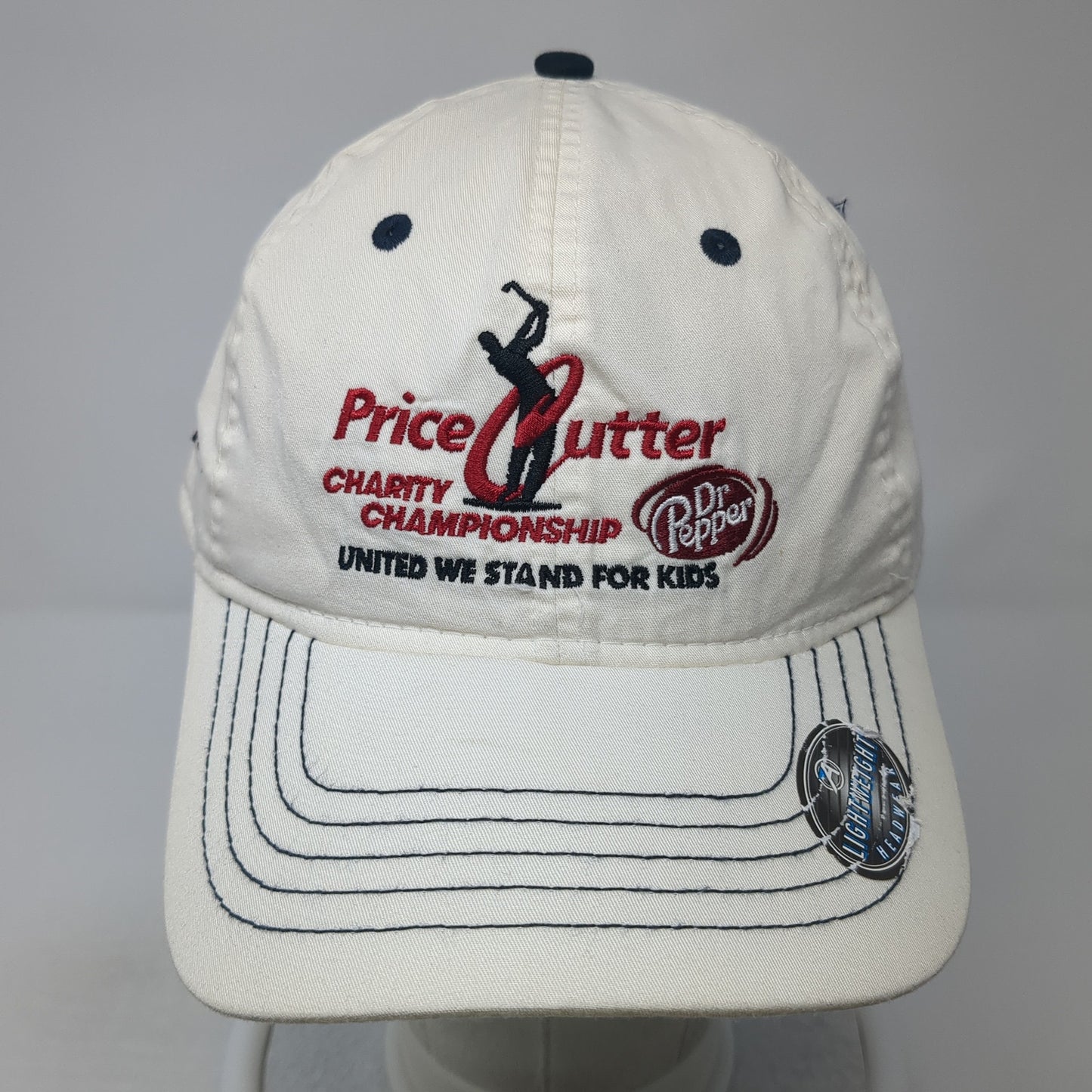 Price Cutter Charity Championship Dr. Pepper Baseball Cap Beige OS Classic Ahead