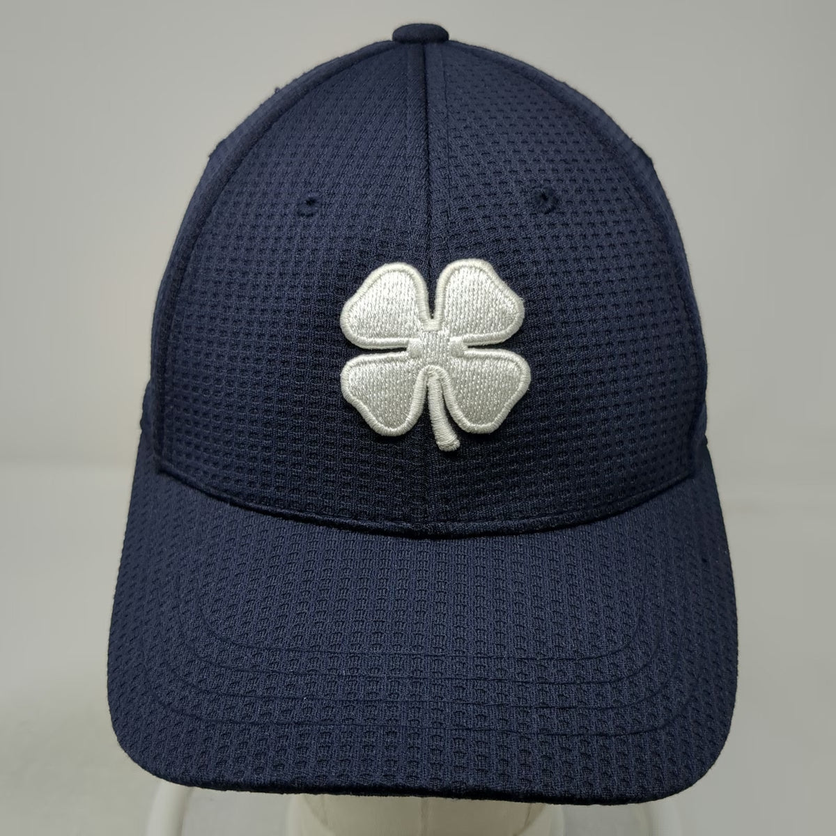 Black Clover Baseball Cap Blue M Memory Fit Four Leaf Clover Live Lucky Hat