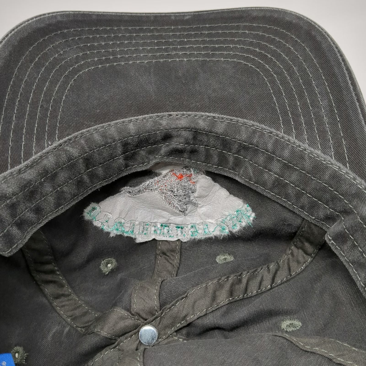 Port Authority Baseball Cap Gray One Size Oysterfest 2015 Duck Museum Cotton Hat