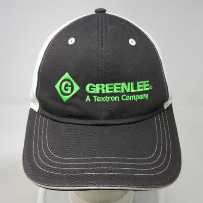 Greenlee A Textron Company Baseball Cap Gray OSFM Logo Mesh Back Strapback Hat