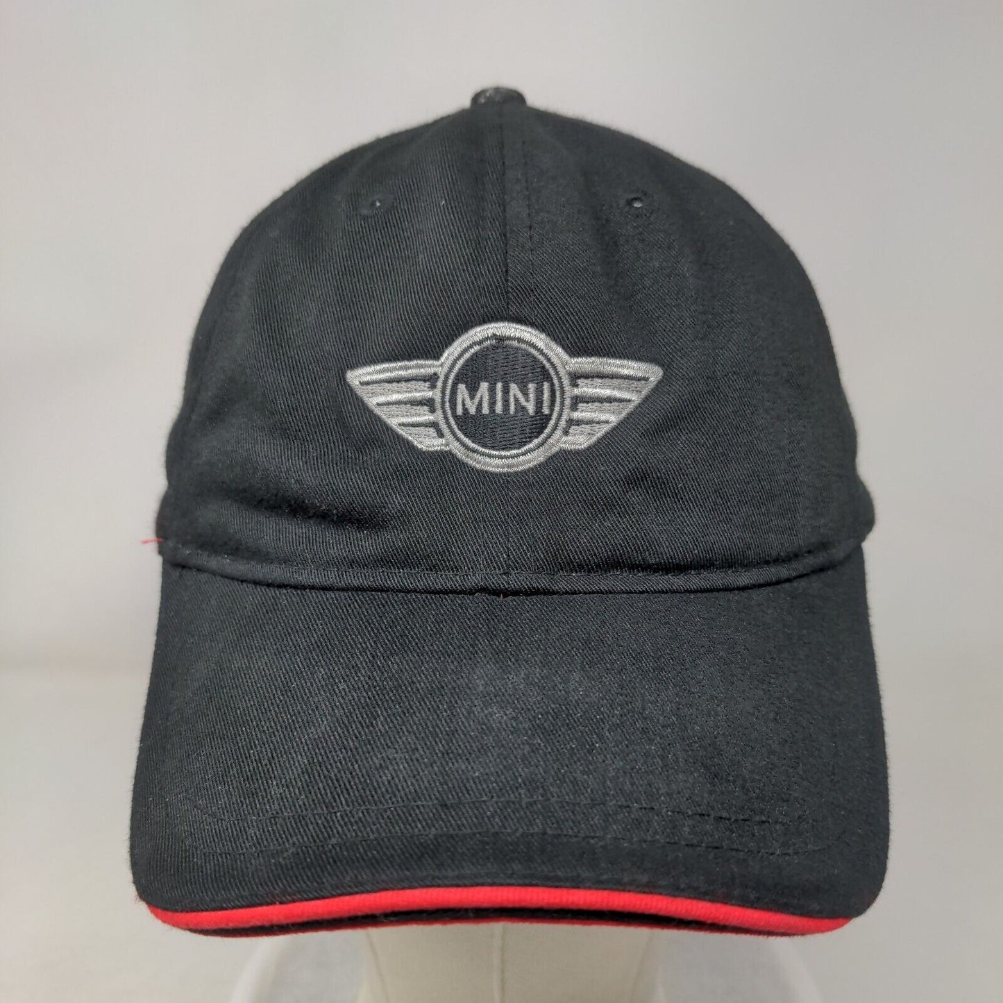 Mini Copper Slideback Hat Black One Size Adjustable Embroidered Logo 6 Panel