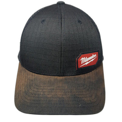 Milwaukee Trucker Hat Black One Size Mesh Back Snapback Gridiron Patch Workwear