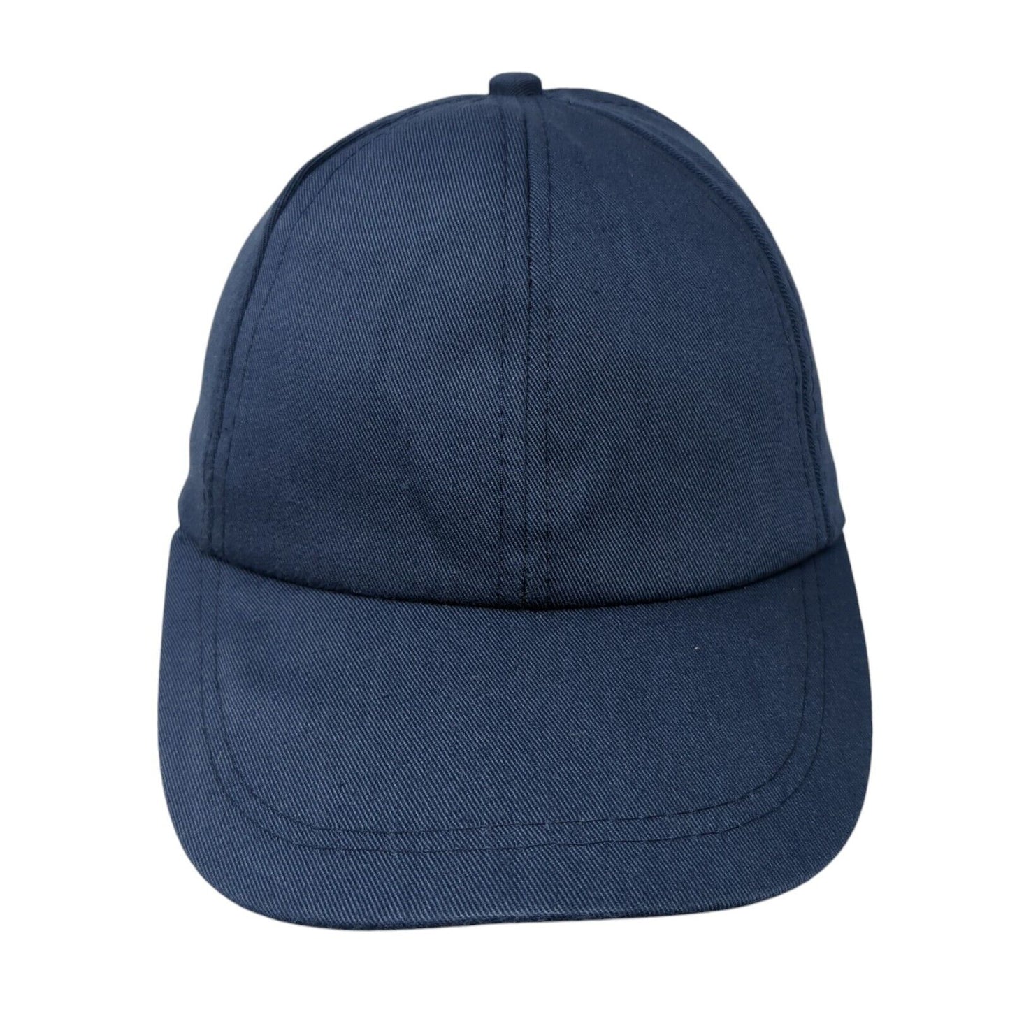 Unbranded Strapback Hat Blue One Size Adjustable Lightweight 6 Panel Blank