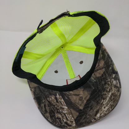L&W Supply Strapback Mesh Back Trucker Hat Camo One Size Port Authority