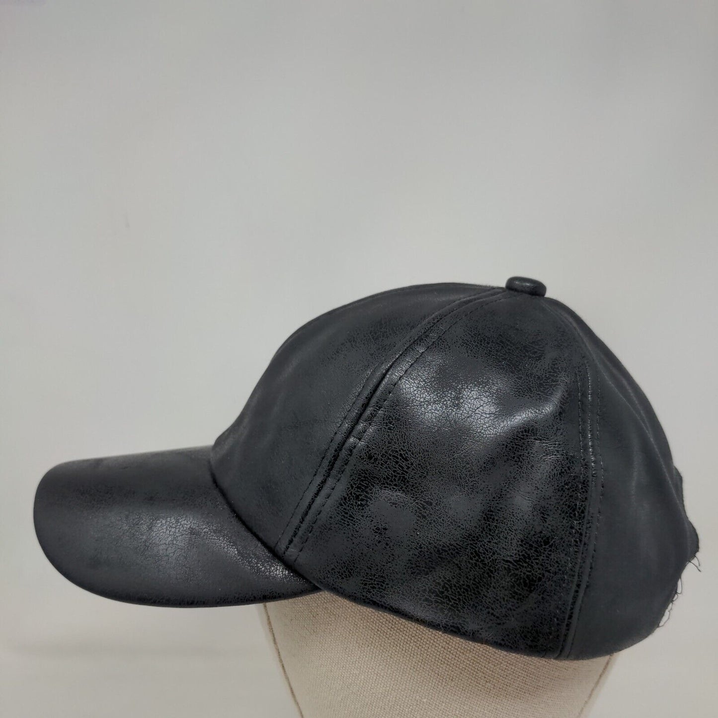 Marcus Adler New York Strapback Hat Black One Size Adjustable Blank 6 Panel