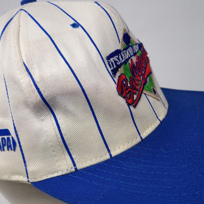 It's A Brand New Ballgame Snapback Hat Multi OSFA Striped NAPA KC