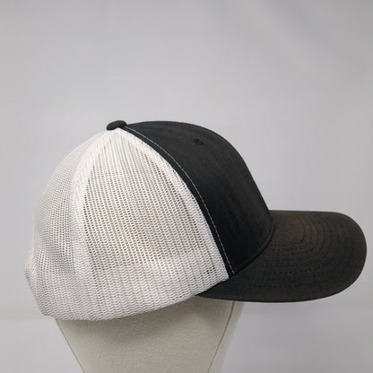 Idaho Beard Snapback Mesh Back Trucker Hat Black One Size Colorblock