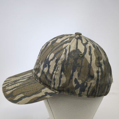 Ducks Unlimited Baseball Cap Green Camo One Size Duck Logo Slideback Hat Hunting