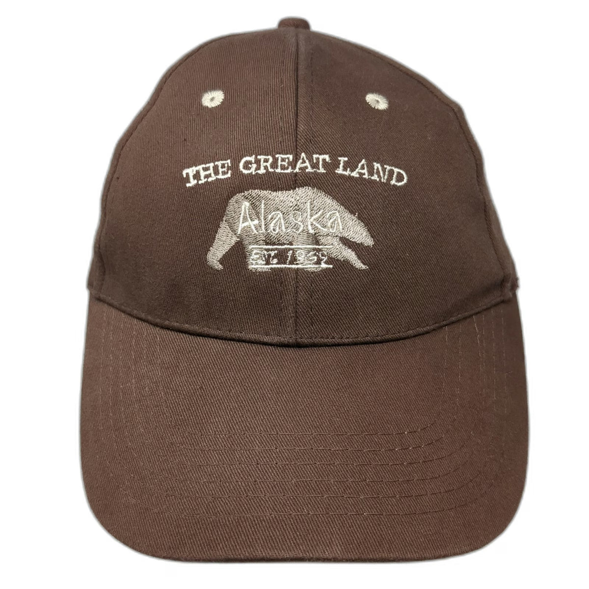Arctic Circle Enterprises Brown Baseball Cap One Size Alaska Bear The Great Land